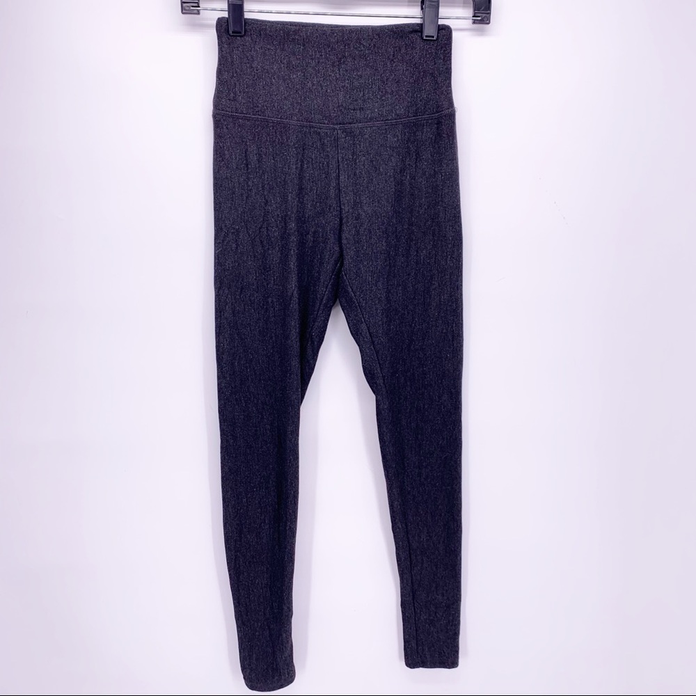 Orvis Charcoal Gray High Rise Leggings Size Small